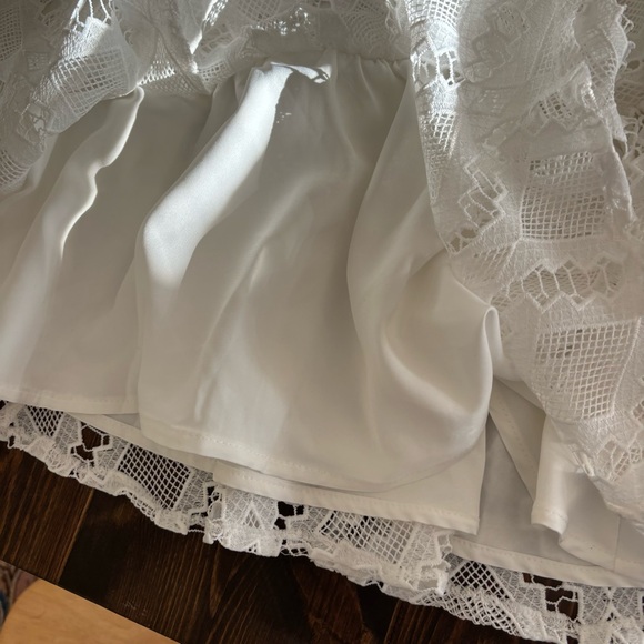 Bardot Remy Lace Mini Dress Ivory size 8, NWT Bridal Shower Engagement Party - Picture 7 of 15